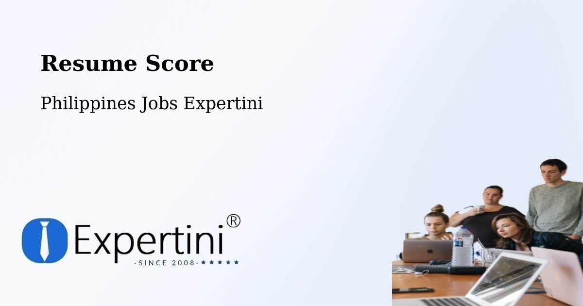Resume Score & Job Description Match Tool – Bacolod - Philippines Jobs Expertini