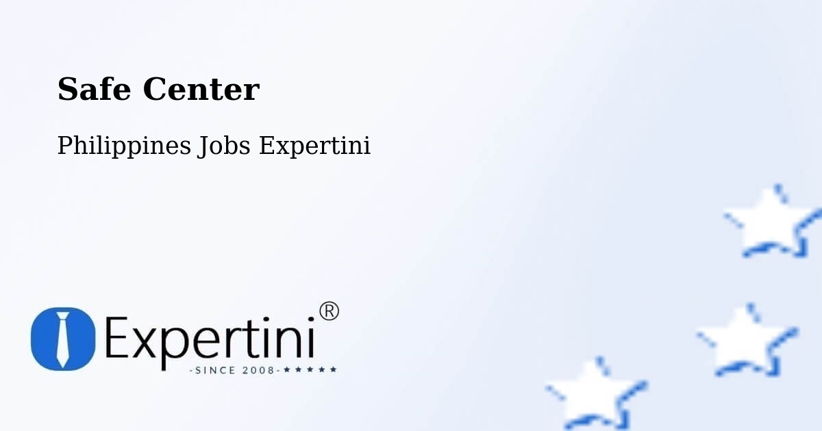 Safety Center – Bacolod - Philippines Jobs Expertini